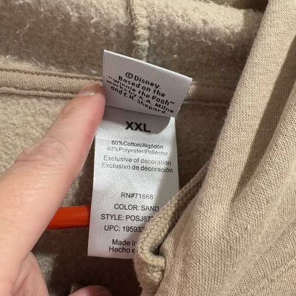 Disney Beige Sweater with Winnie the Pooh Design - Picture 3 of 6